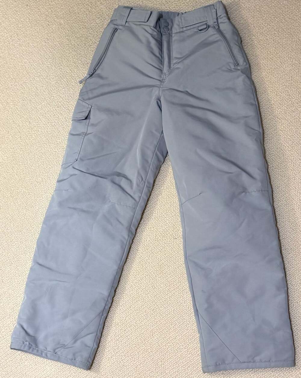 Roebuck & Co. Heritage Supply Company Gray Kids Ski Snow Pants Size L 14/16